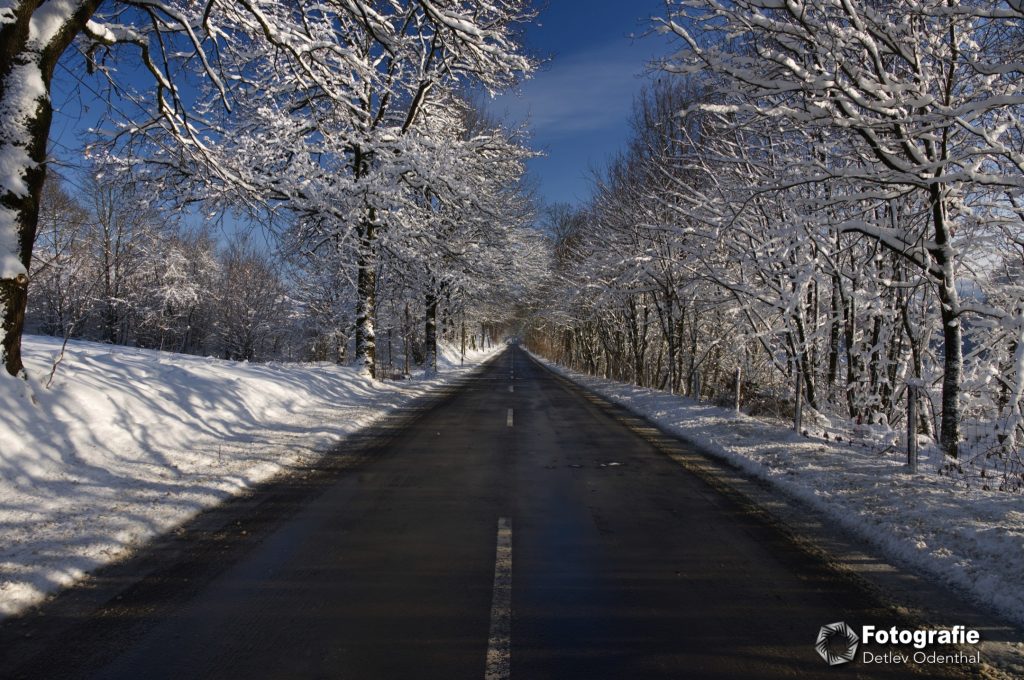 Winterlandschaft an der Bever