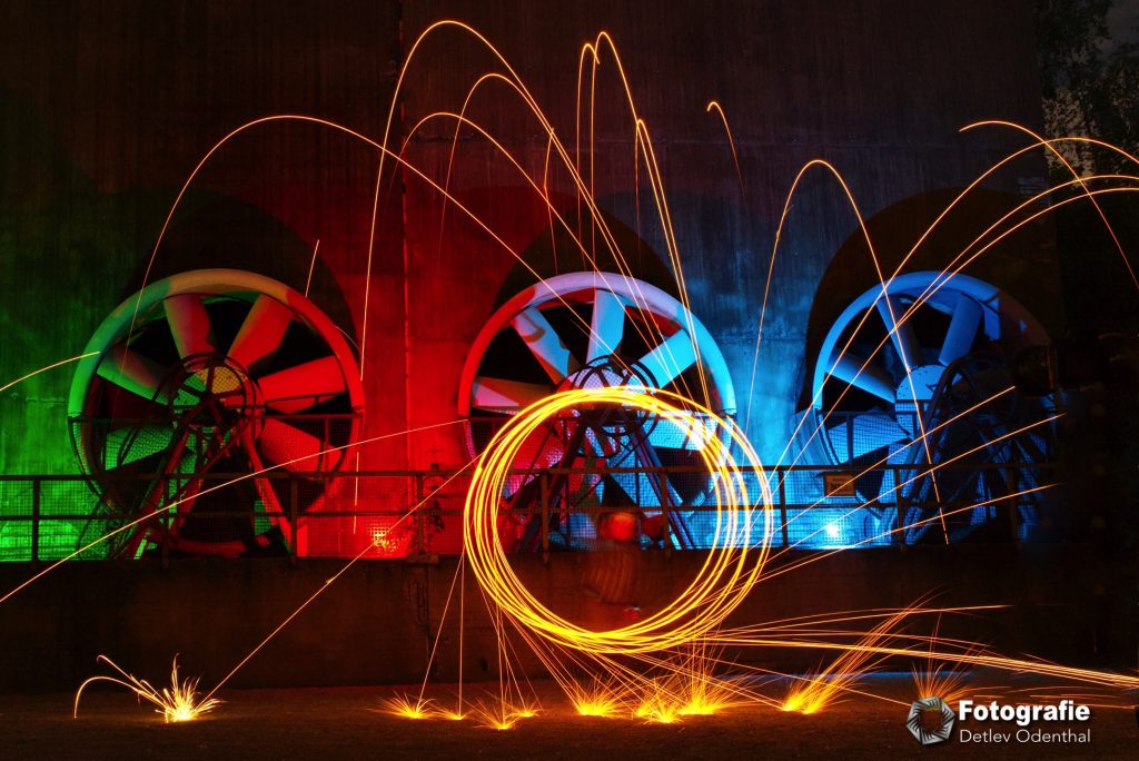 Lichtkunst im Landschaftspark Duisburg (LaPaDu)