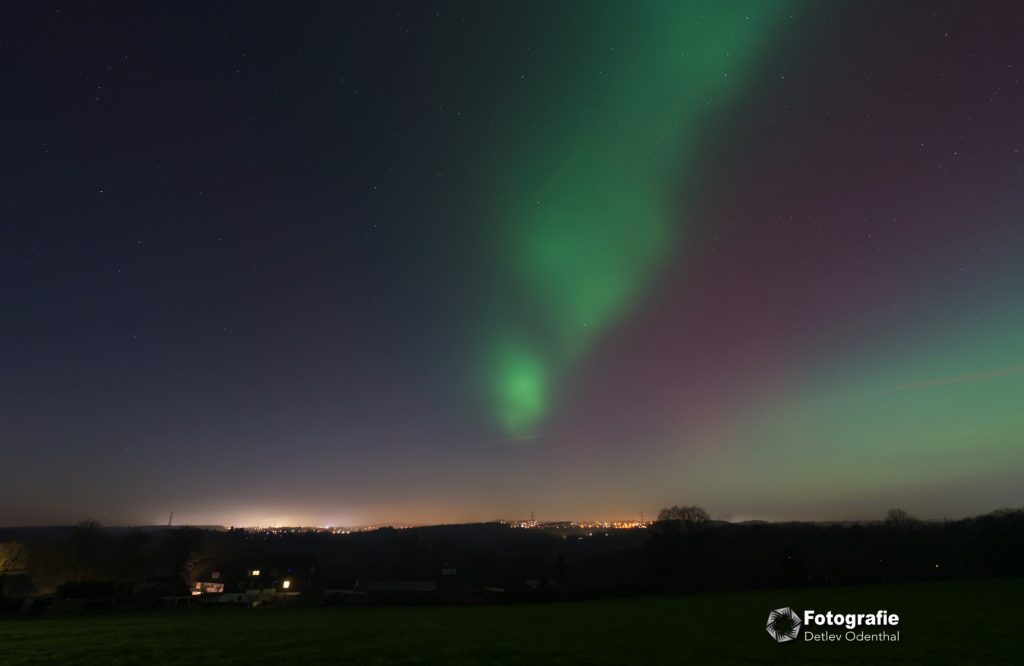 Nordlichter über Remscheid